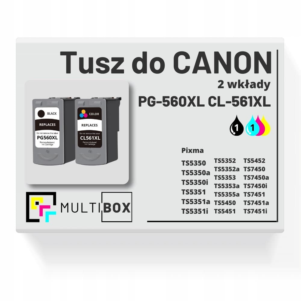 KMP Zamiennik Canon PG-560XL / CL-561XL 2-pak