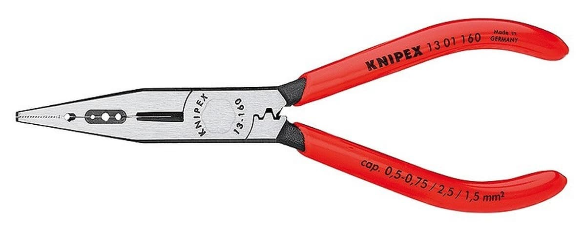 Knipex szczypce półokrągłe 160 mm do elektroniki