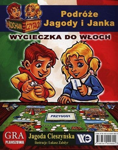 Podróże Jagody i Janka Wycieczka do Włoch - Gra planszowa edukacyjna