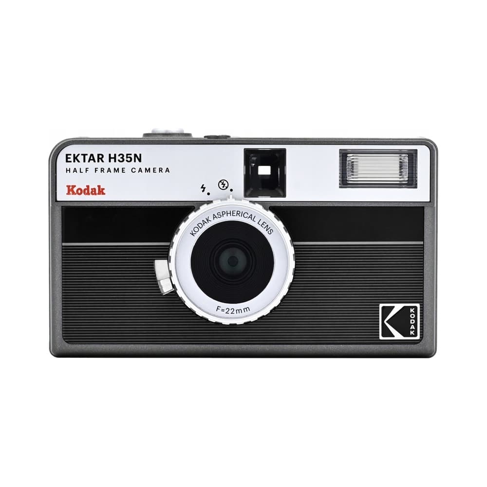 KODAK EKTAR H35N HF Zestaw aparatu analogowego z Kodak Ultramax, green strip
