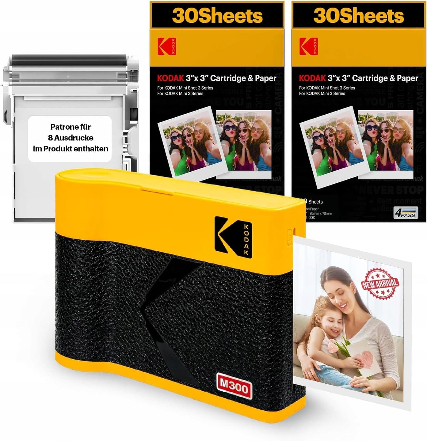 Kodak Mini 3 Retro 4Pass - Przenośna drukarka fotograficzna