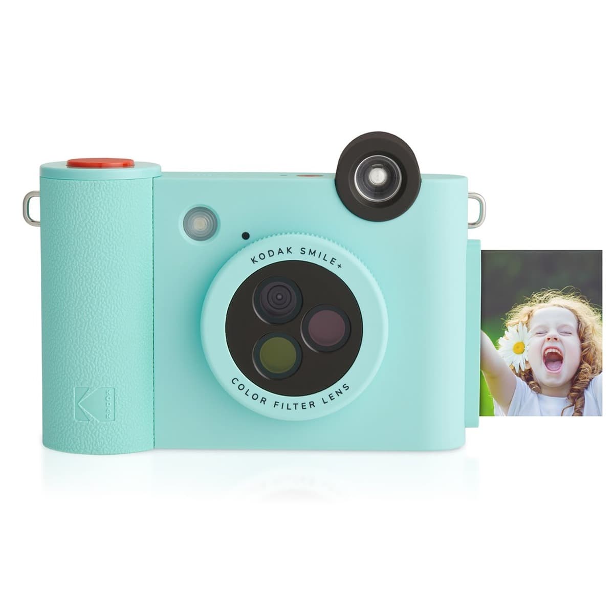 Kodak Smile+ Zielony - Aparat natychmiastowy, 5MP, Bluetooth, USB-C, zdjęcia 50,8x76,2mm