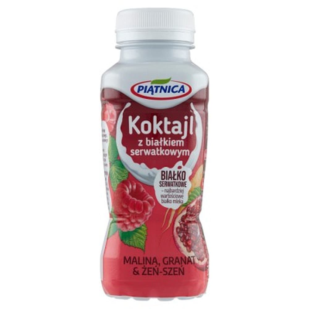 Piątnica Koktajl białkowy - malina, granat 250ml