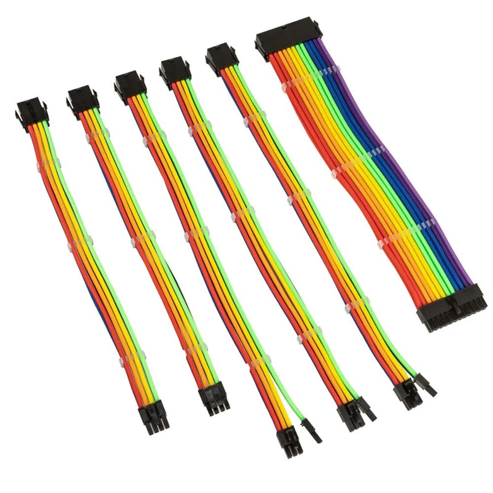 Kolink Core Adept Rainbow - przedłużacz w oplocie