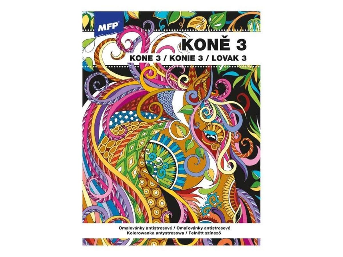Kolorowanka antystresowa Konie 32 ilustracje do relaksu