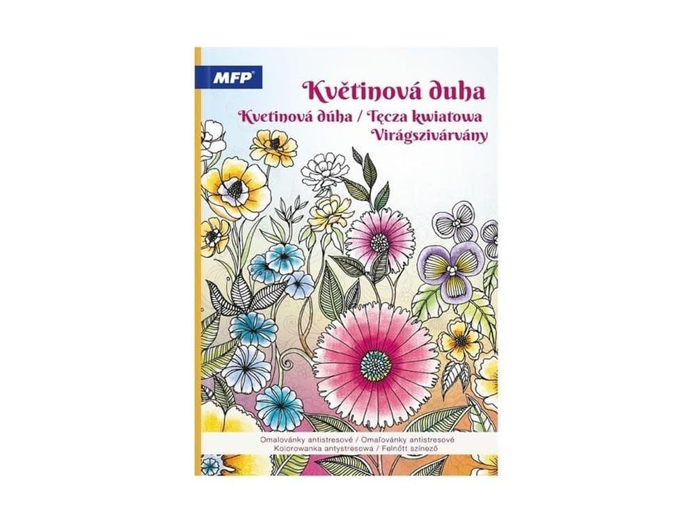 Kolorowanka antystresowa Tęcza Kwiatowa MFP Paper