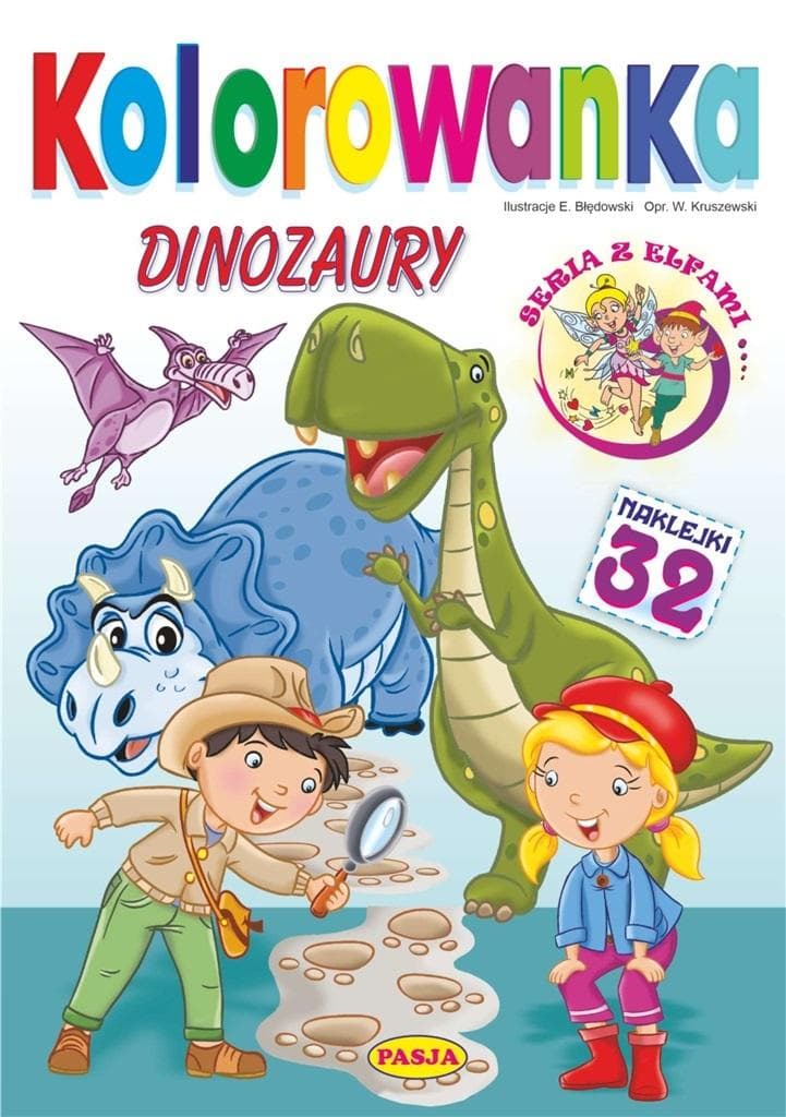 Kolorowanka Dinozaury dla dzieci