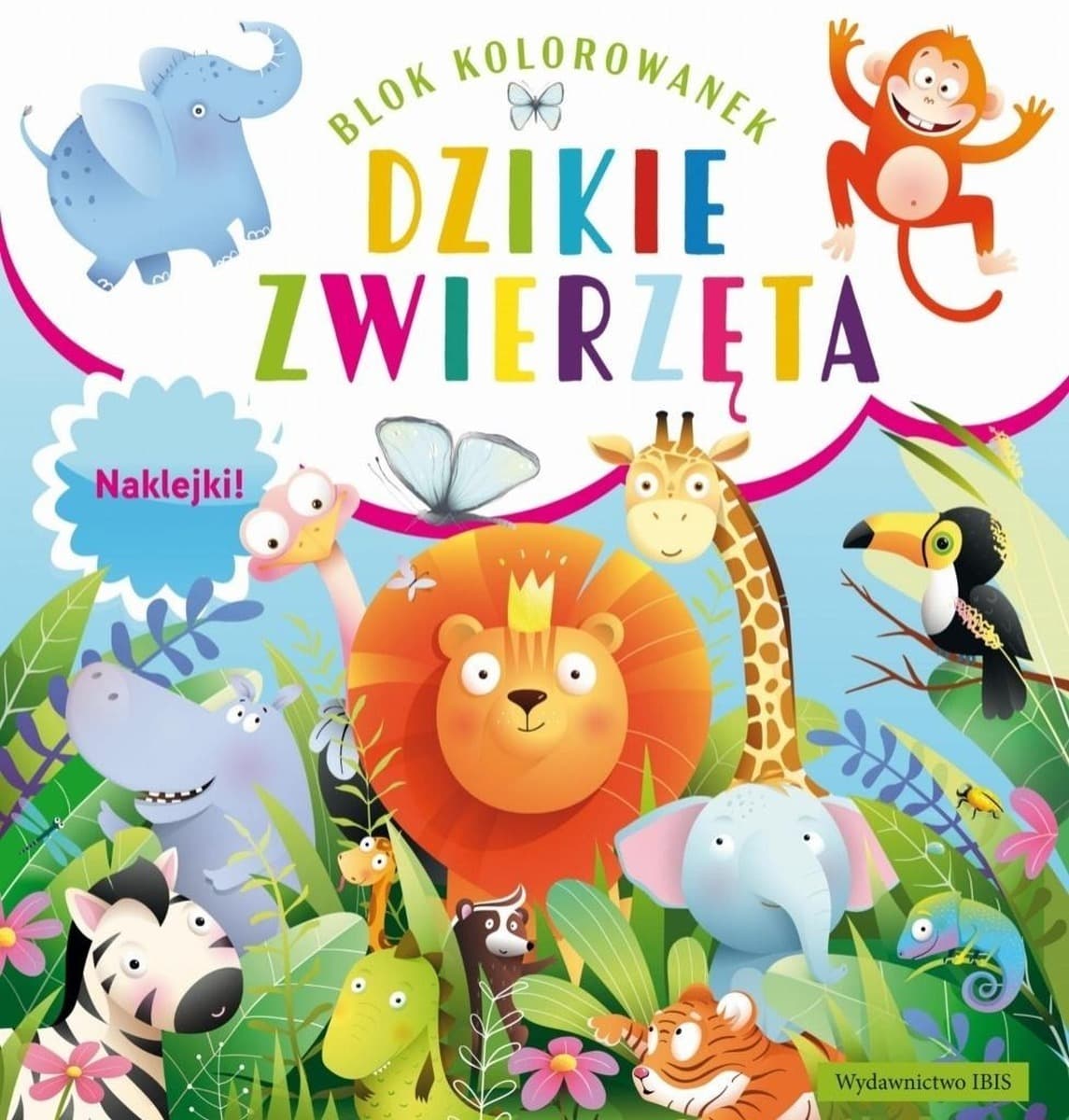 Kolorowanka dla dzieci Dzikie zwierzęta