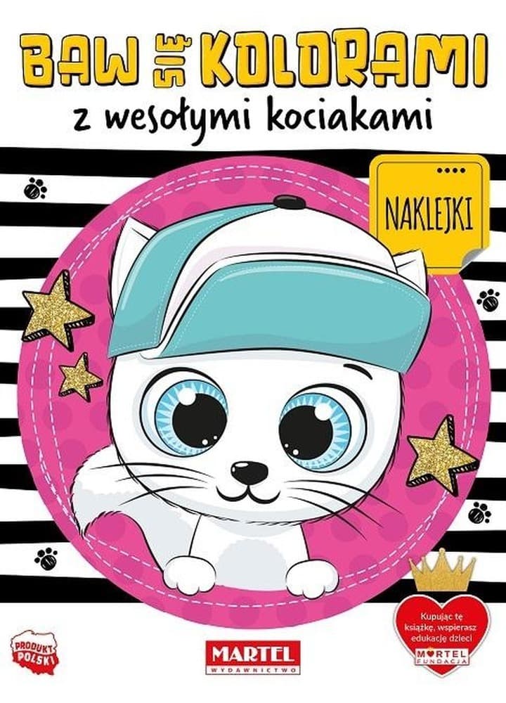 Kolorowanka dla dzieci Wesołe kociaki