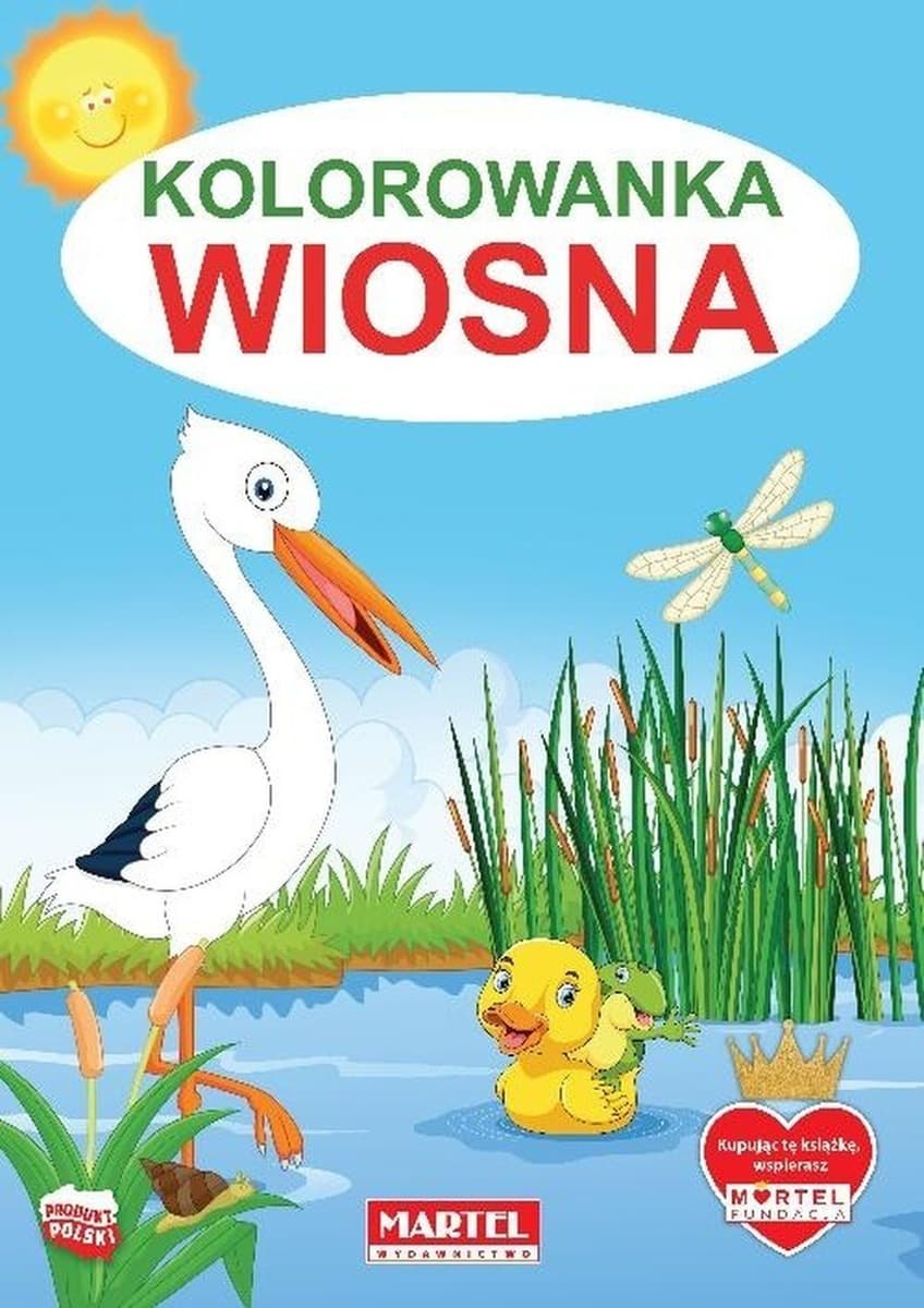 Kolorowanka edukacyjna Wiosna - Jarosław Żukowski, 32 strony