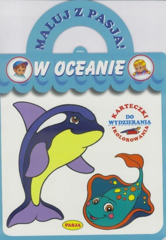 Kolorowanka W oceanie Maluj z pasją dla dzieci