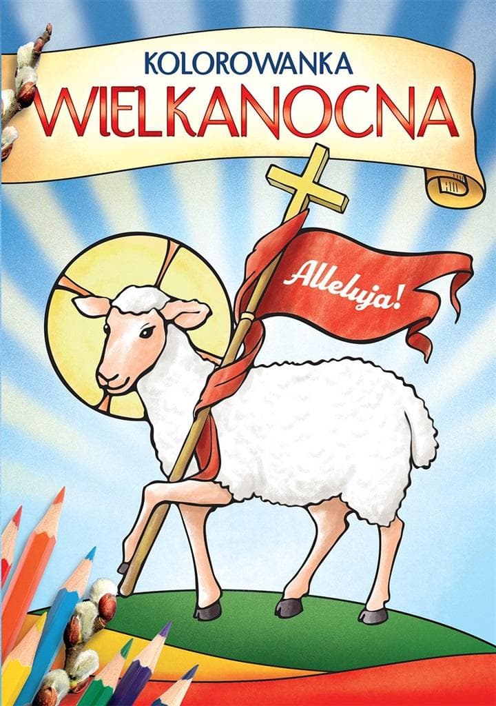 Kolorowanka Wielkanocna 2024 dla dzieci 16 stron