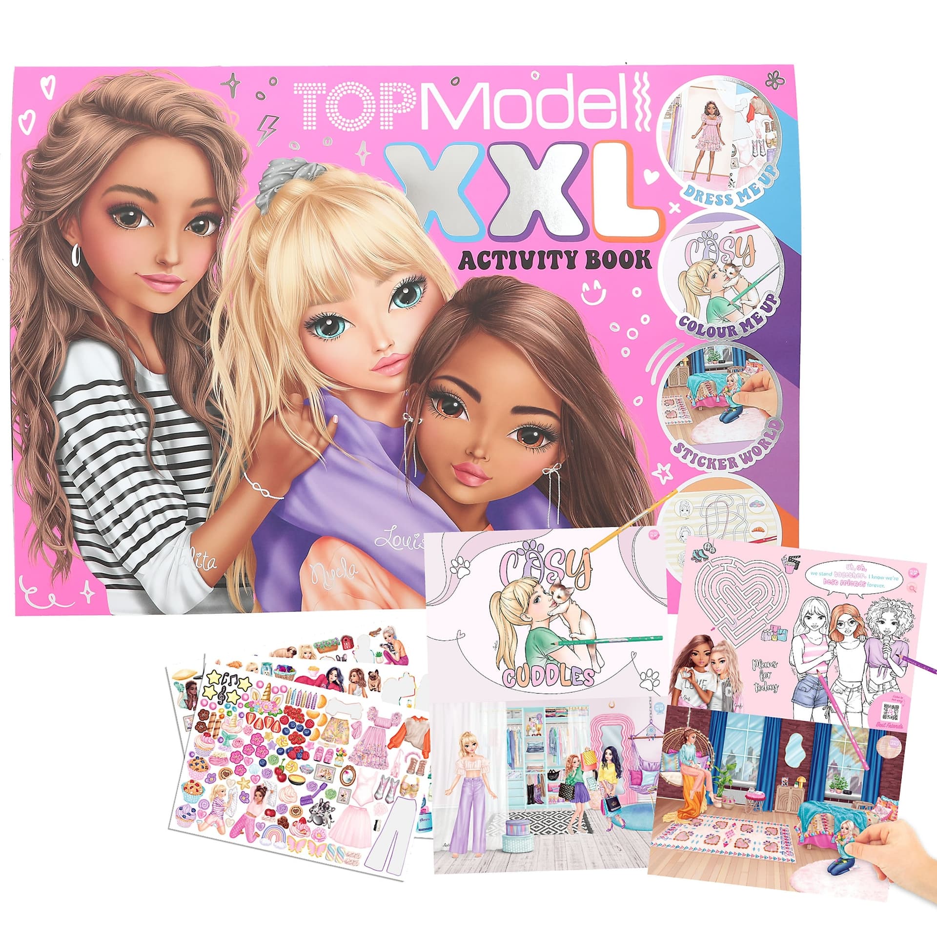 Kolorowanka XXL Top Model