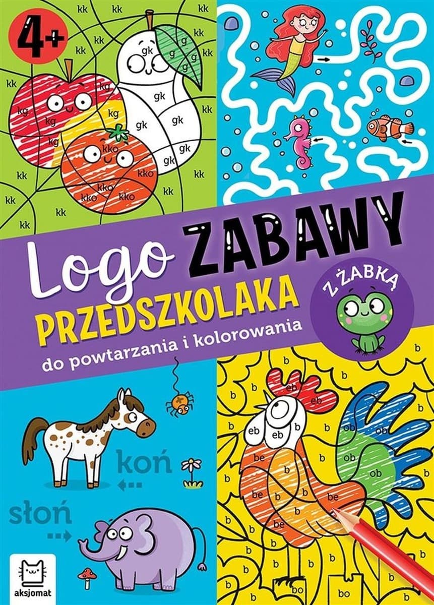 Kolorowanka z ćwiczeniami. Zabawy logopedyczne dla dzieci
