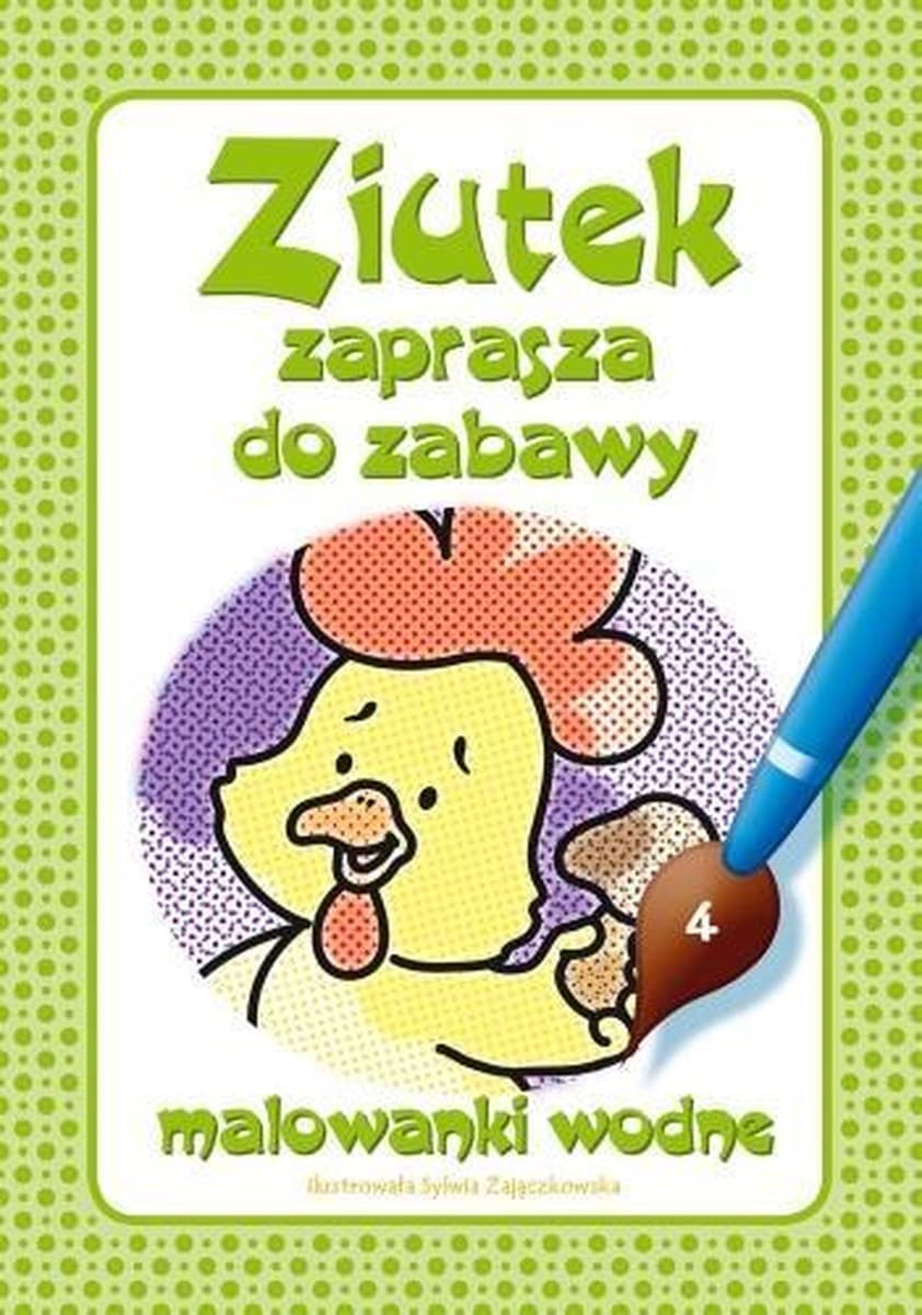 Kolorowanka z Kogutkiem Ziutkiem - Książka Ćwiczenia Manualne