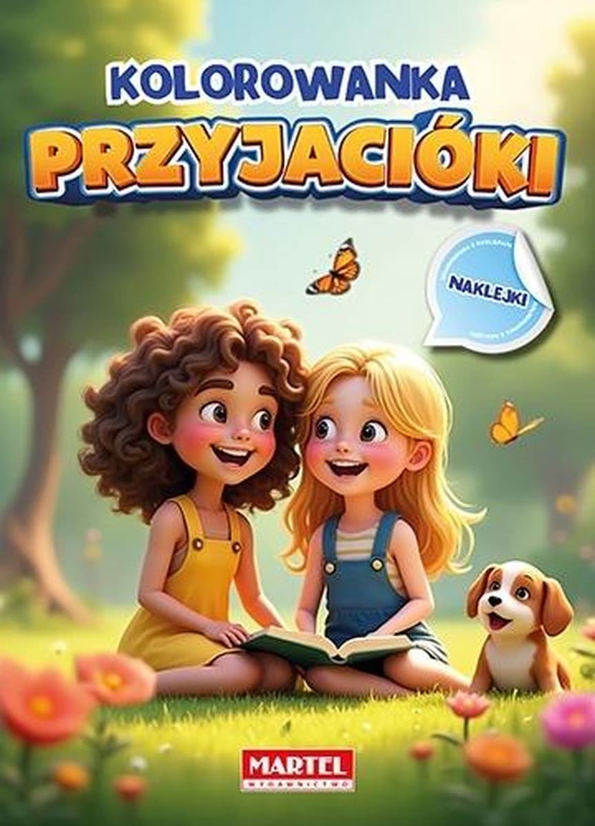 Kolorowanka z naklejkami Przyjaciółki Maciej Ratajczyk
