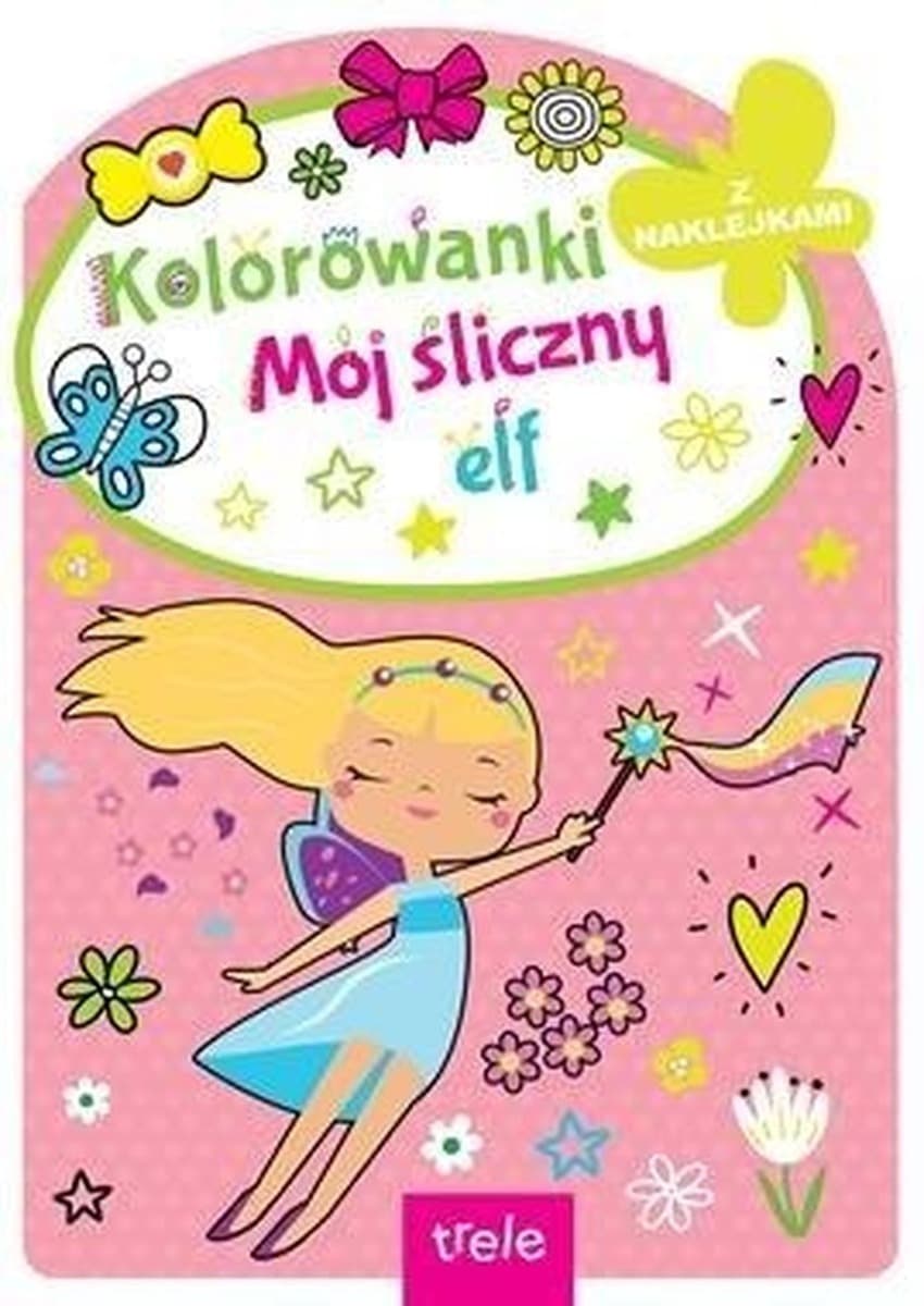 Kolorowanka z wykrojnikiem. Mój śliczny elf