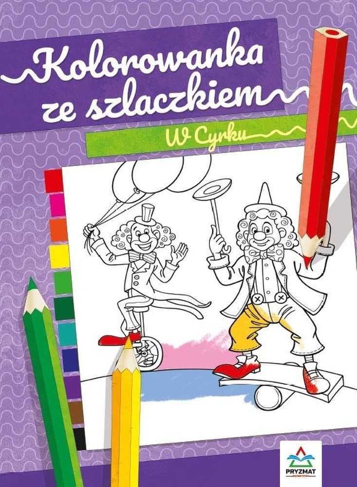 Kolorowanka ze szlaczkami W lesie i na łące Natalia Logvanova
