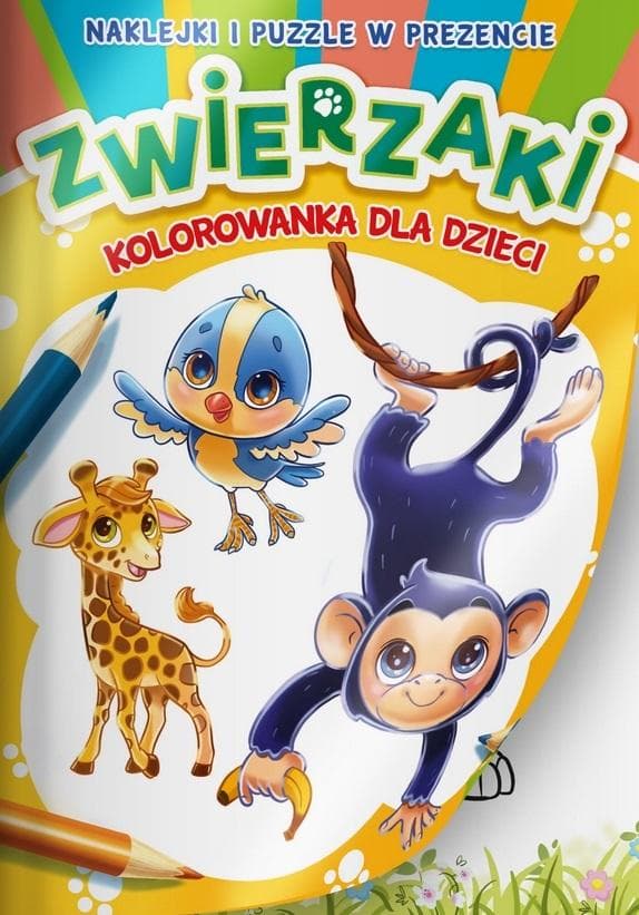 Kolorowanka dla dzieci Zwierzaki