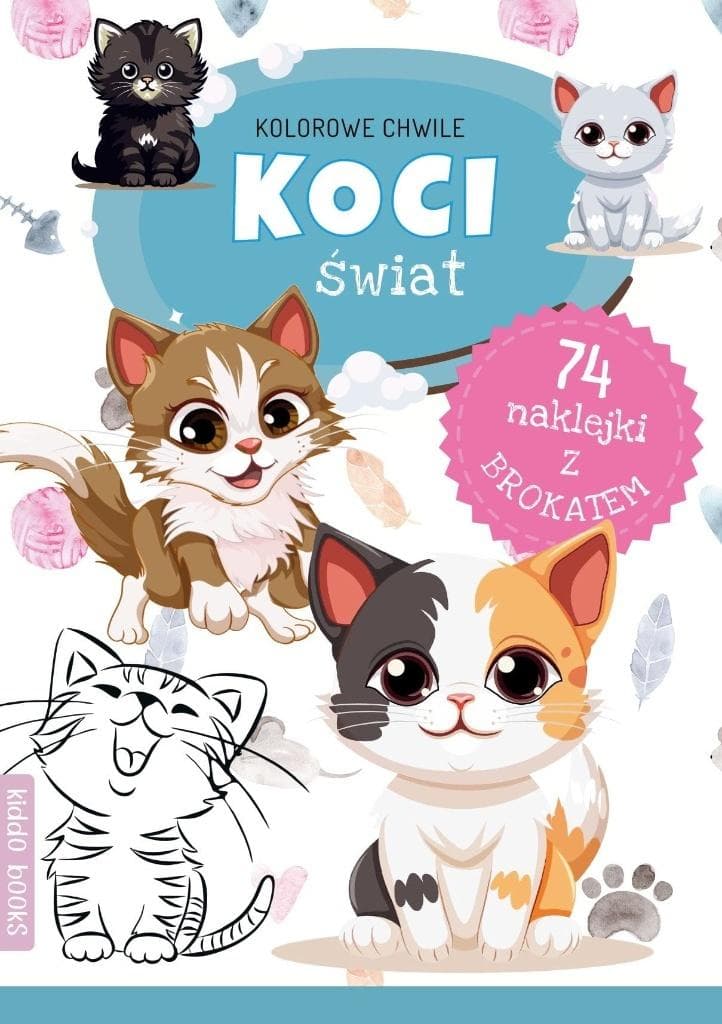 Kolorowanka dla dzieci Koci świat