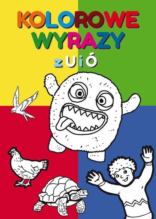 Dla dzieci Ćwiczenia ortograficzne Kolorowe wyrazy z U i Ó dla klas I-III
