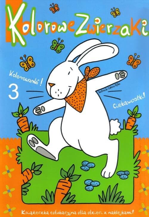 Kolorowe zwierzaki cz. 3 - Malowanka z labiryntami