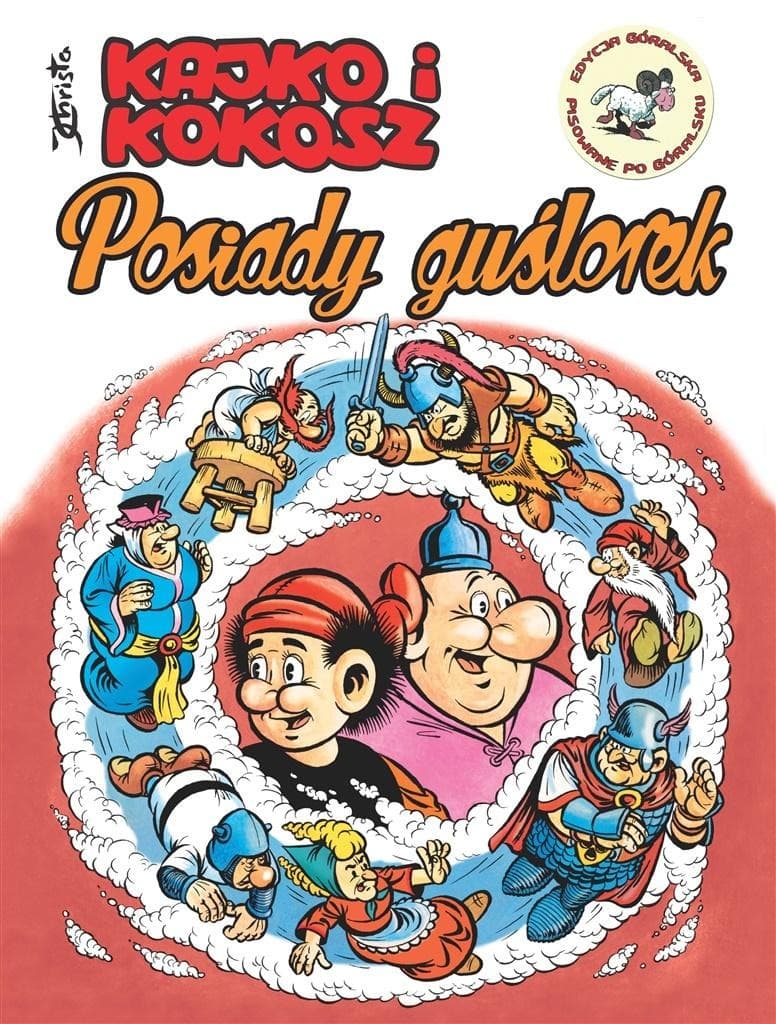 Komiks Kajko i Kokosz Posiady guślorek w gwarze góralskiej