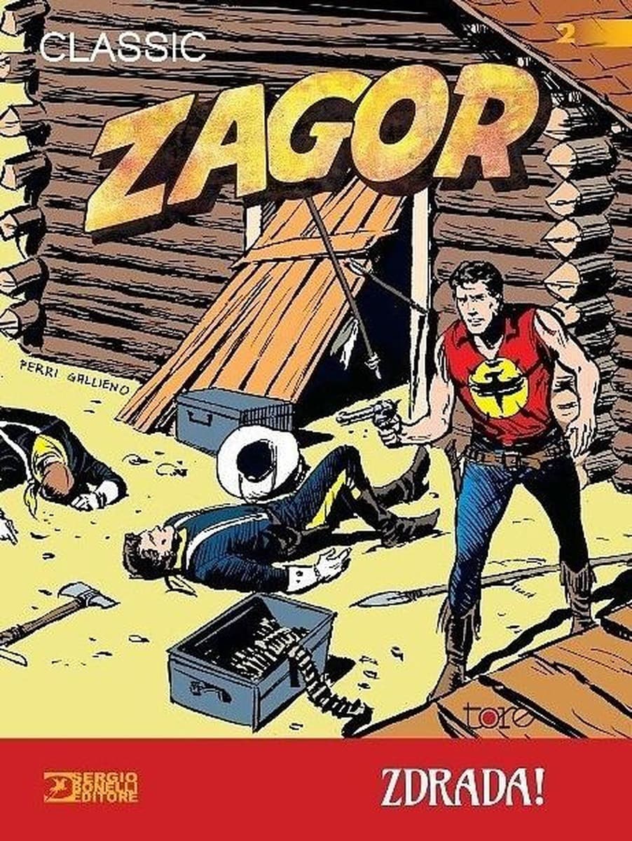 Komiks przygodowy Zagor T.2 Zdrada, drugi tom serii