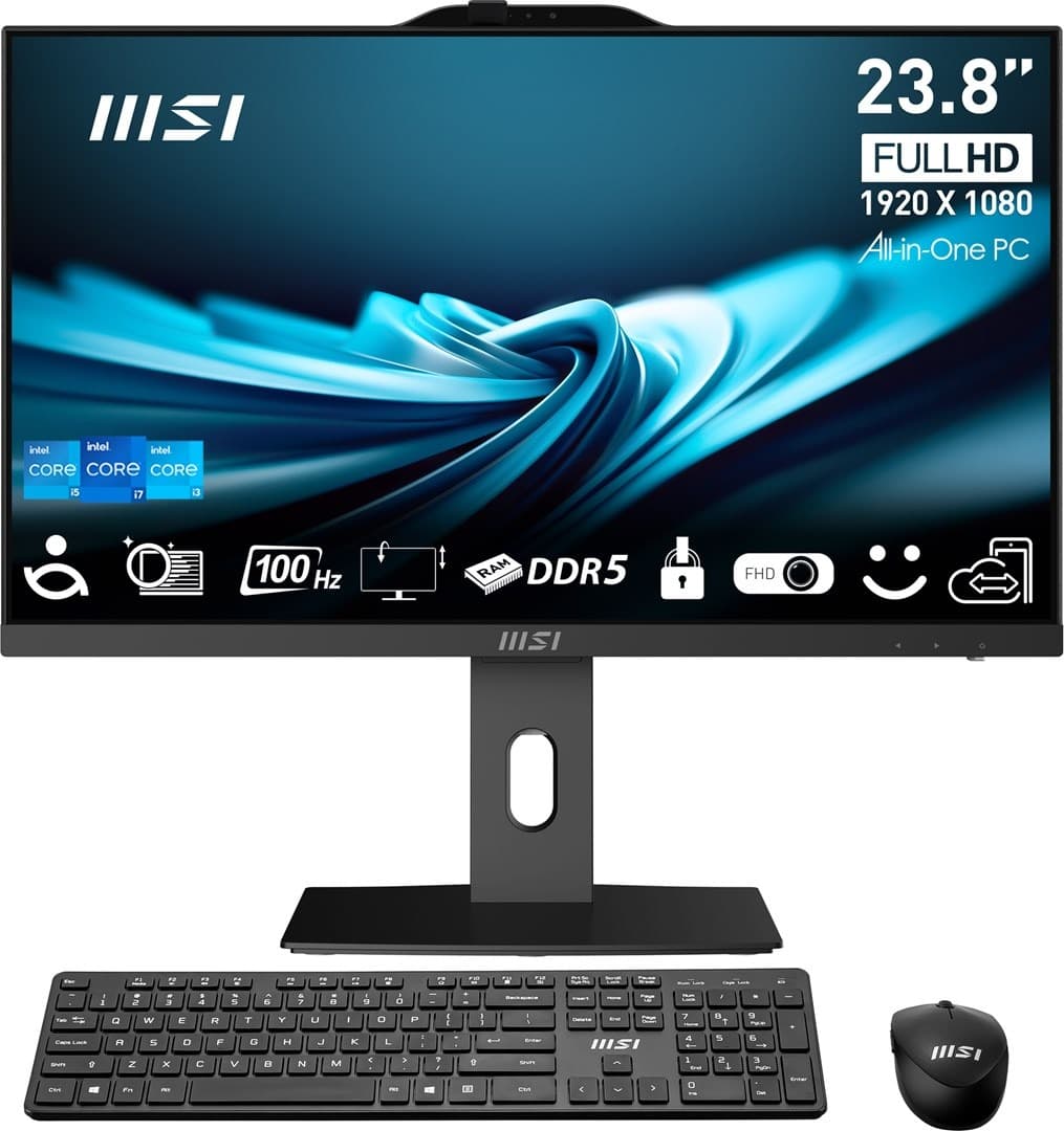 Komputer All-in-One MSI PRO AP242P i7-14700 23.8" FHD 16GB 1TB SSD WiFi 6E Windows 11 Pro czarny
