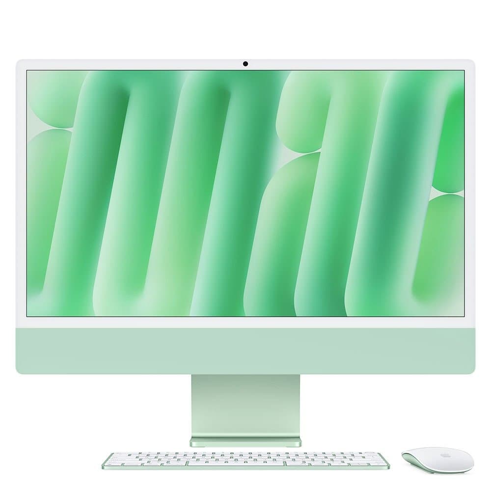 Komputer iMac 24" 4.5K Apple M4 10-rdzeniowy CPU 10-rdzeniowy GPU 16GB RAM 512GB SSD Zielony