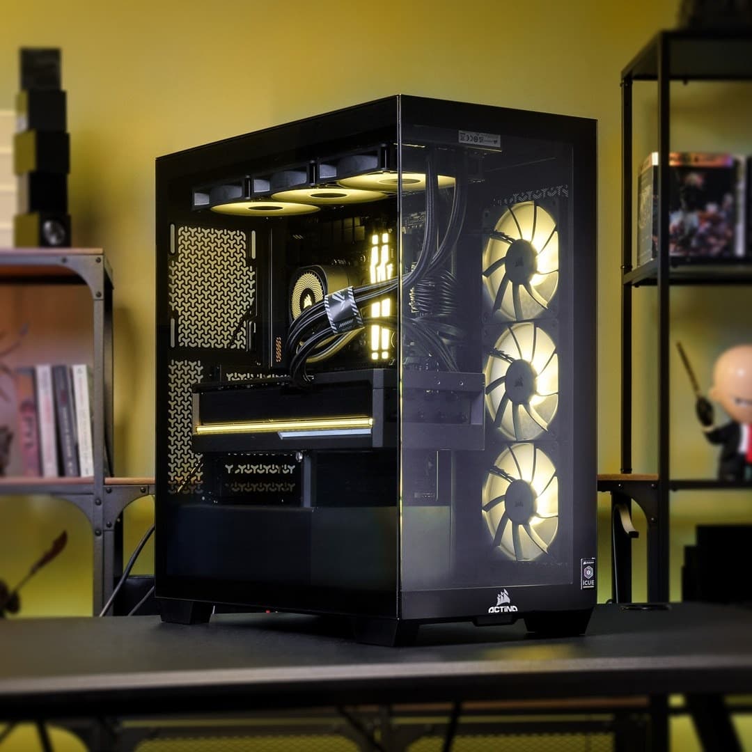 Komputer stacjonarny Actina iCUE RTX 5070 Ti 32 GB RAM 2 TB SSD 850W