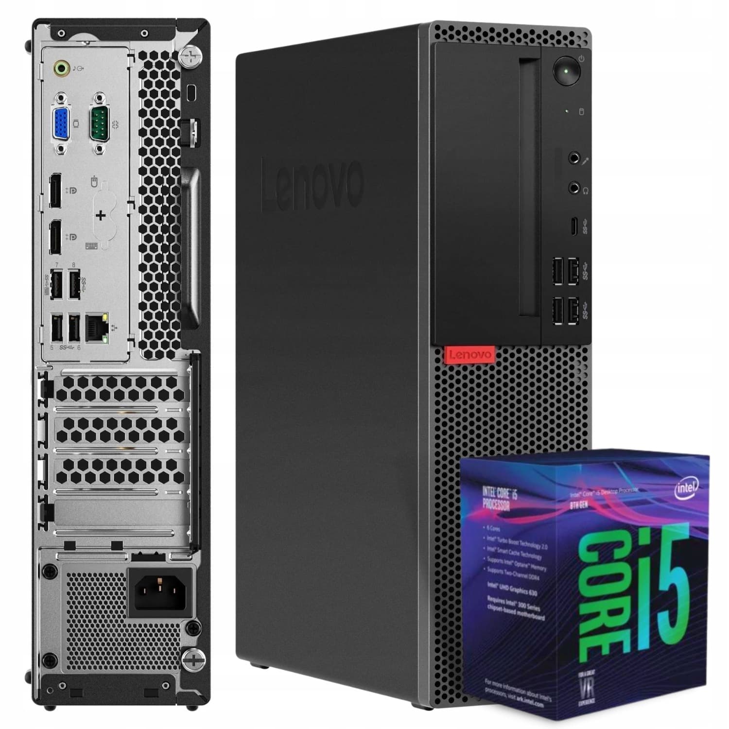 Lenovo ThinkCentre neo 50q Gen 5 16GB RAM 1TB SSD Windows 11 Pro Czarny i5-210H