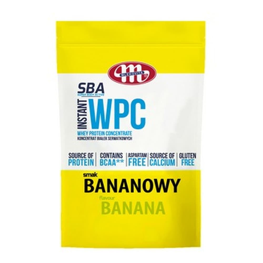 Koncentrat białek serwatkowych Mlekovita Super Body Active WPC 80 bananowy 700 g
