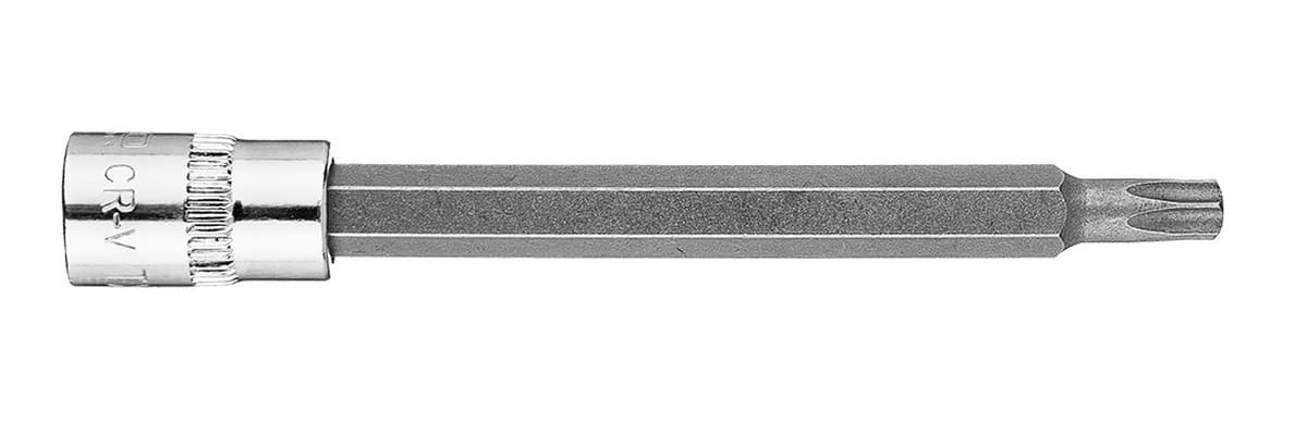 Końcówka Torx TX27 na nasadce 1/4 cala długa 87 mm
