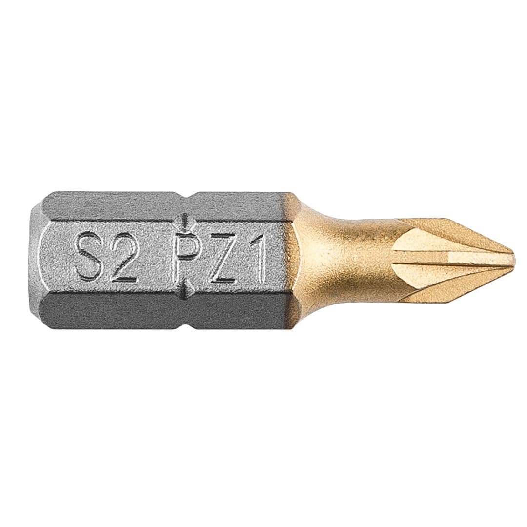 Końcówki wkrętakowe PZ1 25 mm, 2 sztuki