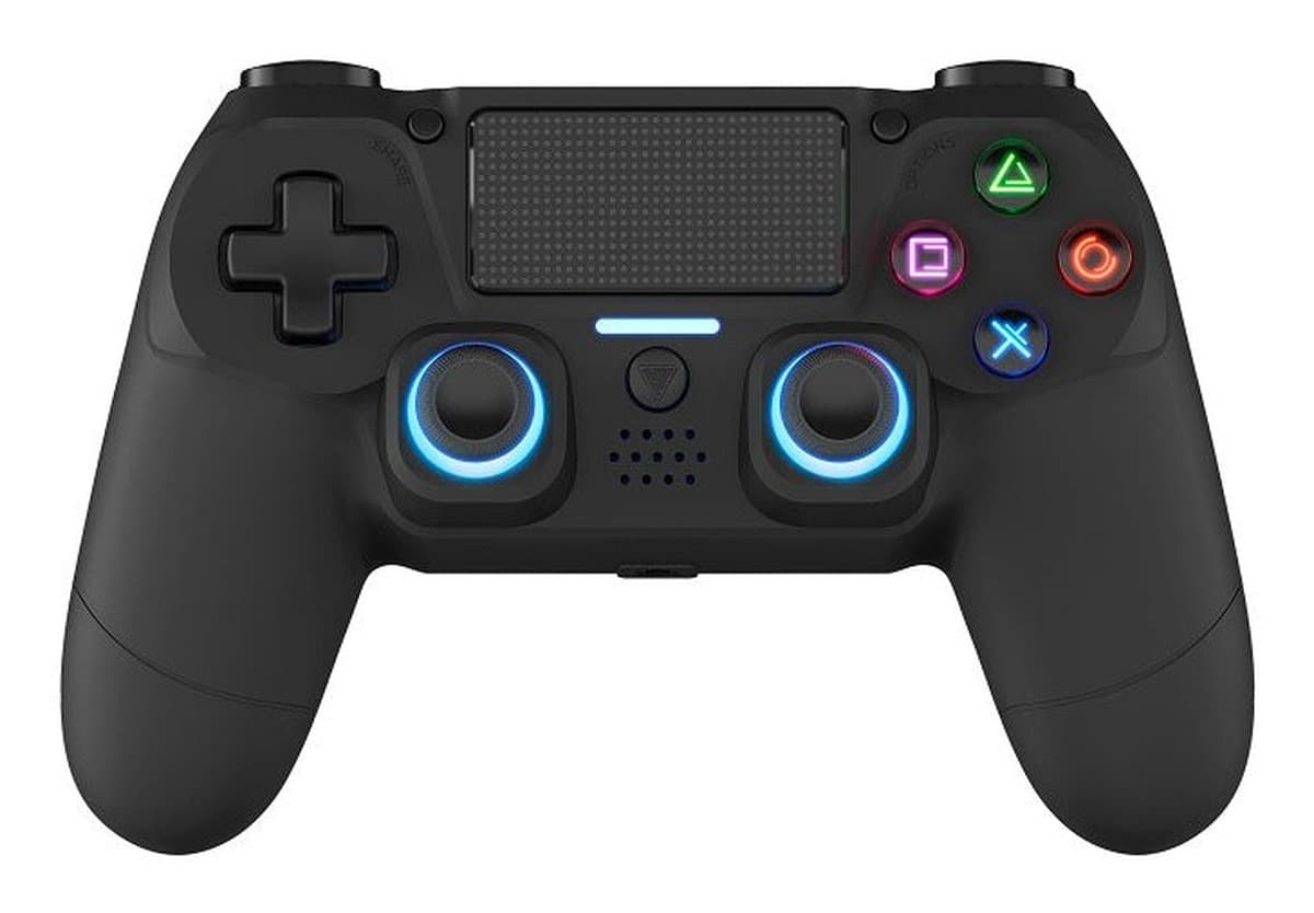 Kontroler bezprzewodowy Dragonshock Mizar+ czarny PS4/PC