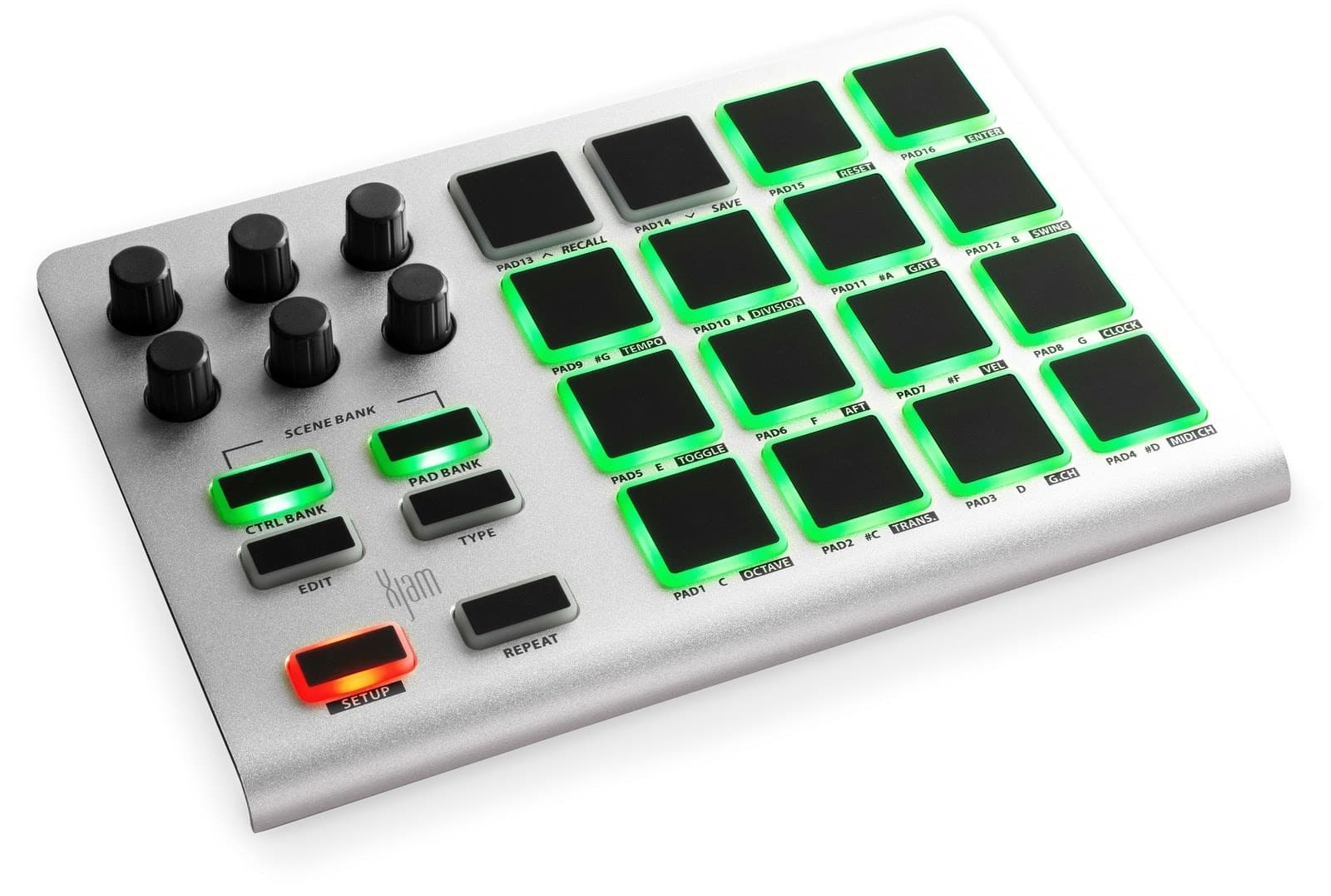 Kontroler MIDI ESI xJam z interfejsem USB dla producentów muzycznych
