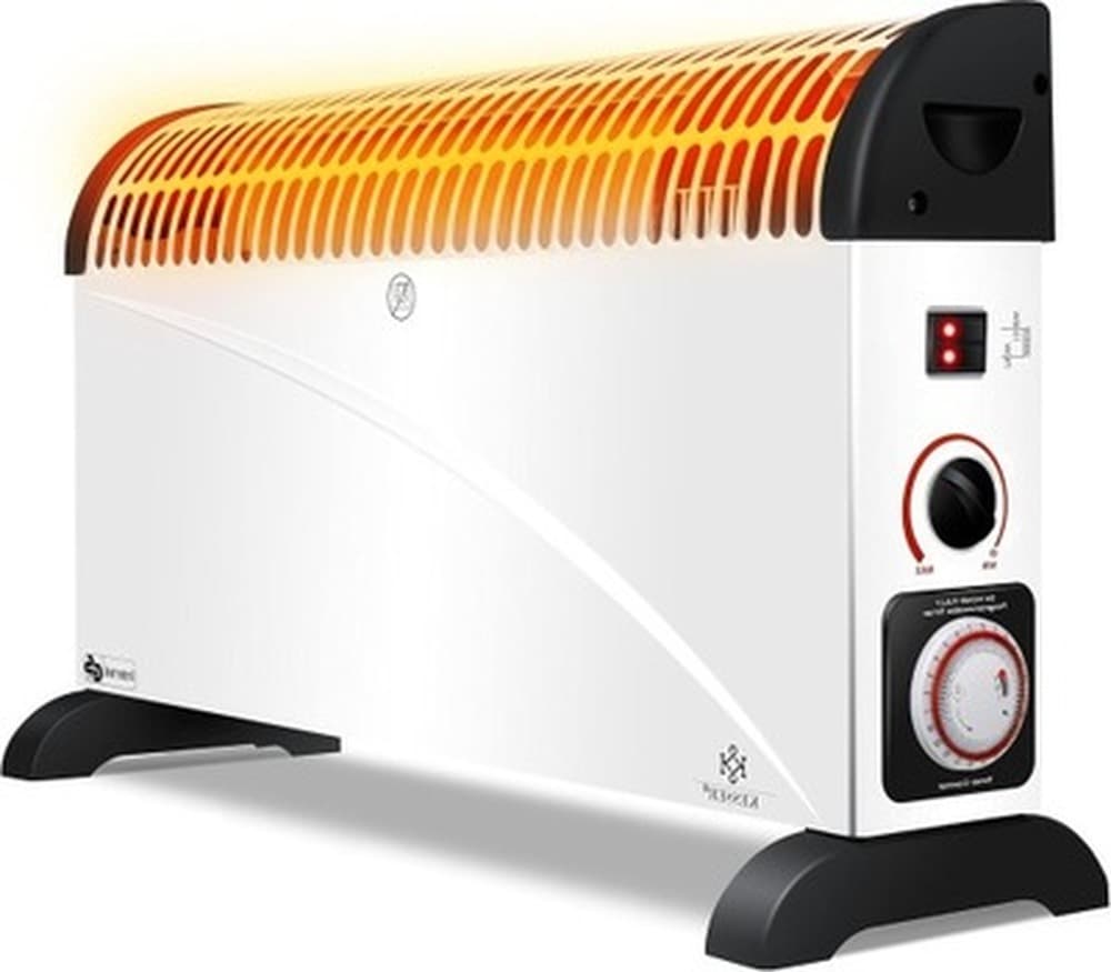Konwektor Szklany 2000 W Biały