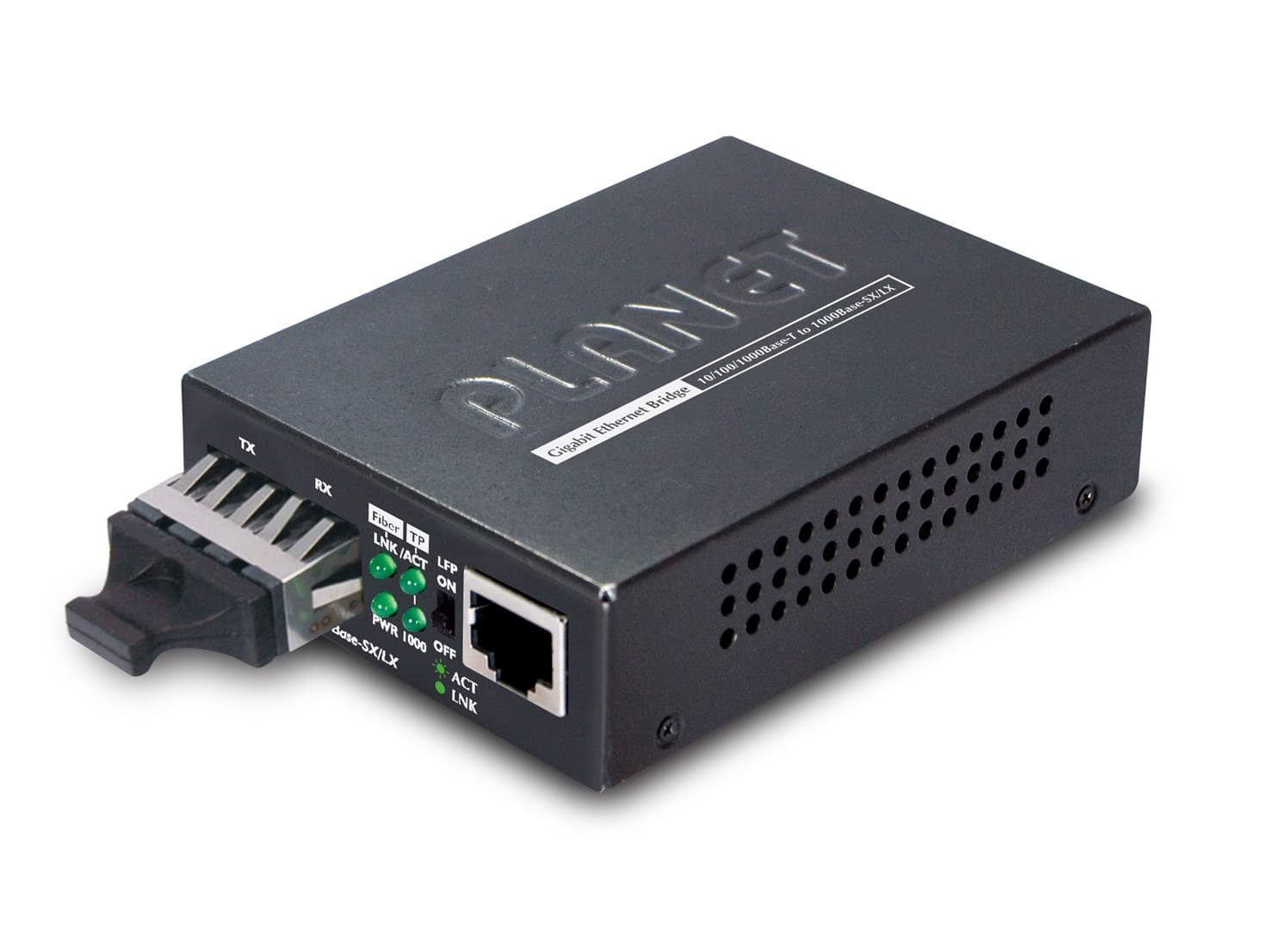 Planet Konwerter Mediów Gigabit Ethernet 10/100/1000Base-T na 1000Base-SX/LX