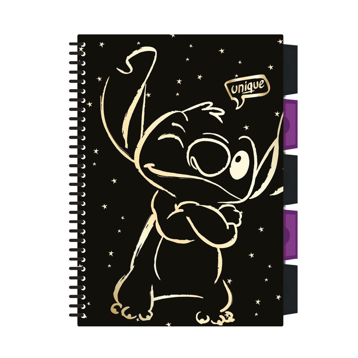 Kołobrulion B5 Disney Stitch Gold project book wzór 1 100 kartek