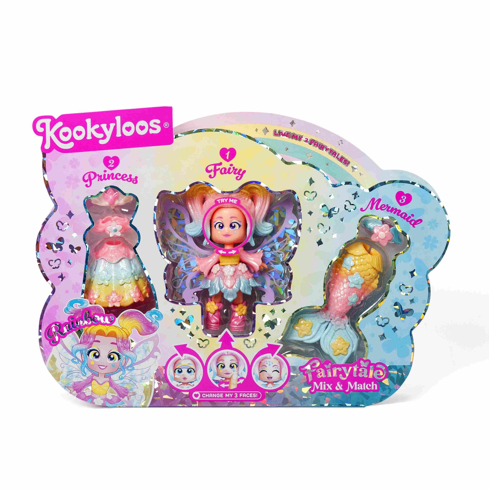 KookyLoos Fairytale Mix and Match Rainbow
