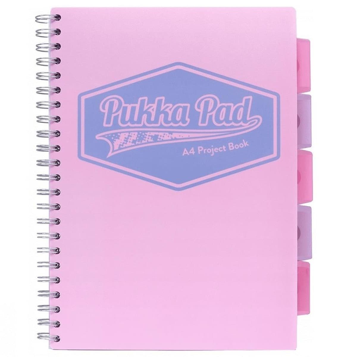 Kołonotatnik Pukka Pad A4 Pastel różowy Project Book