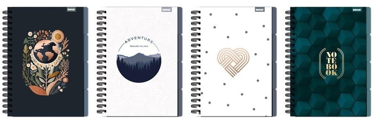 Kołozeszyt B5 Calm 96 kartek w kratkę