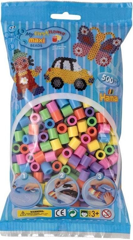 Koraliki Hama Maxi Mix kolorów 500 elementów