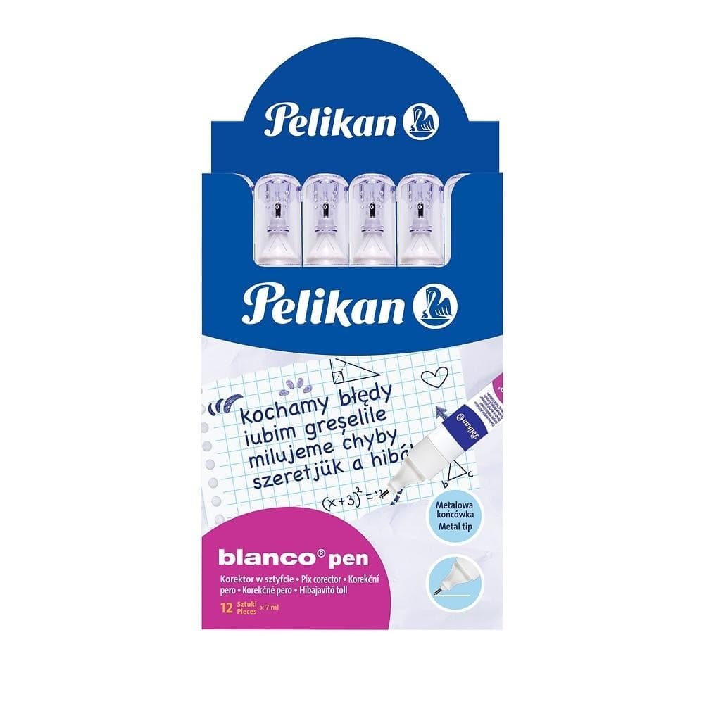 Korektor w pisaku Pelikan Blanco 7 ml 12 sztuk