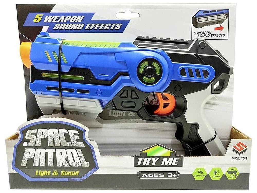Kosmiczny pistolet na baterie MIX wzorów