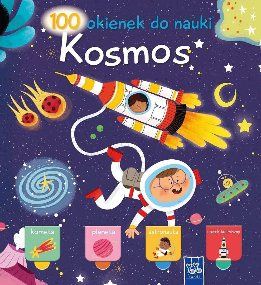 Kosmos. 100 okienek. Książka dla dzieci