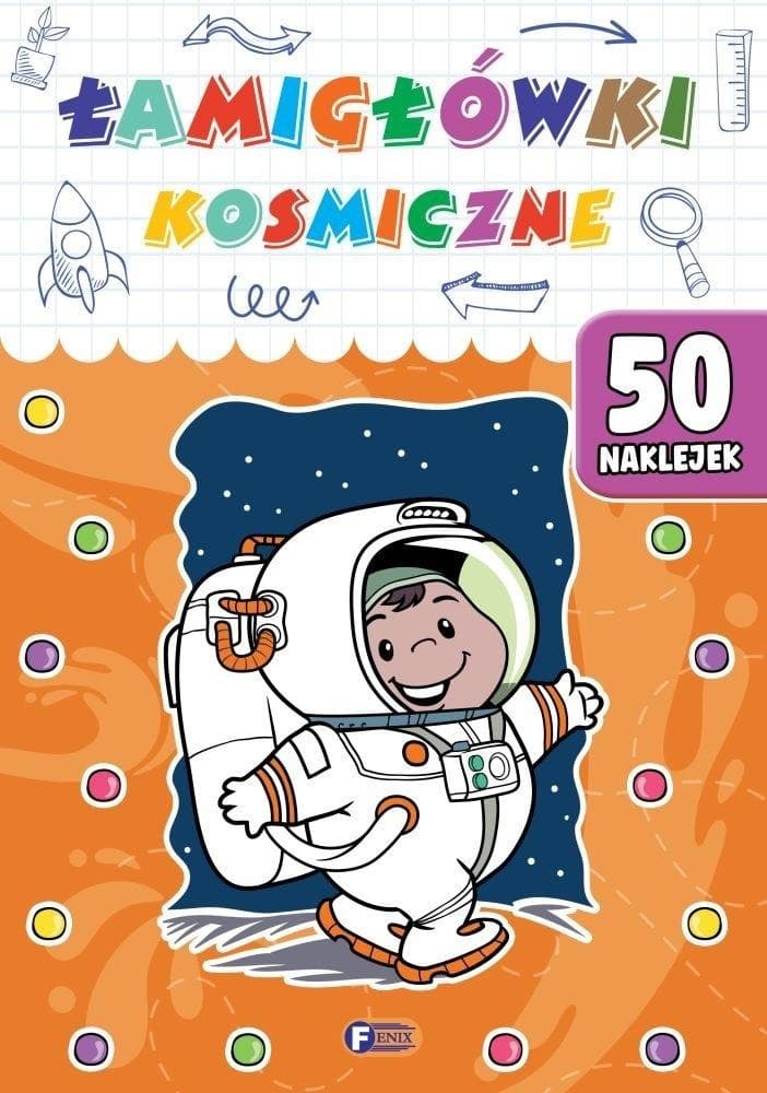 Kosmos. Łamigłówki dla dzieci kosmiczne