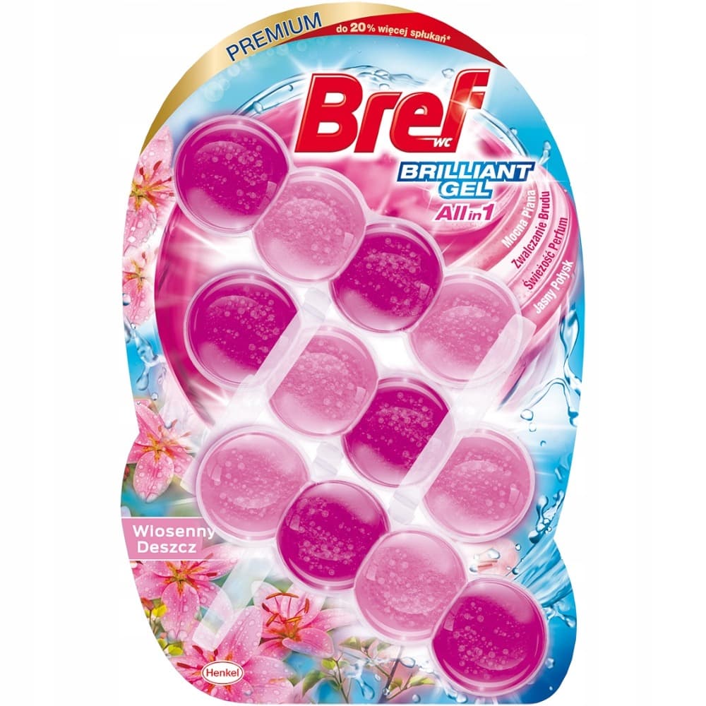 Bref Brilliant Gel Wiosenny Deszcz 3X42G