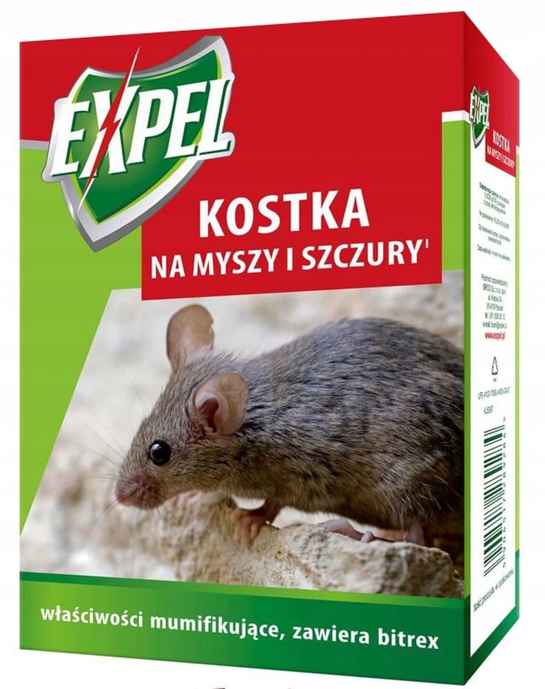 Trutka na myszy i szczury Expel kostka 300 g